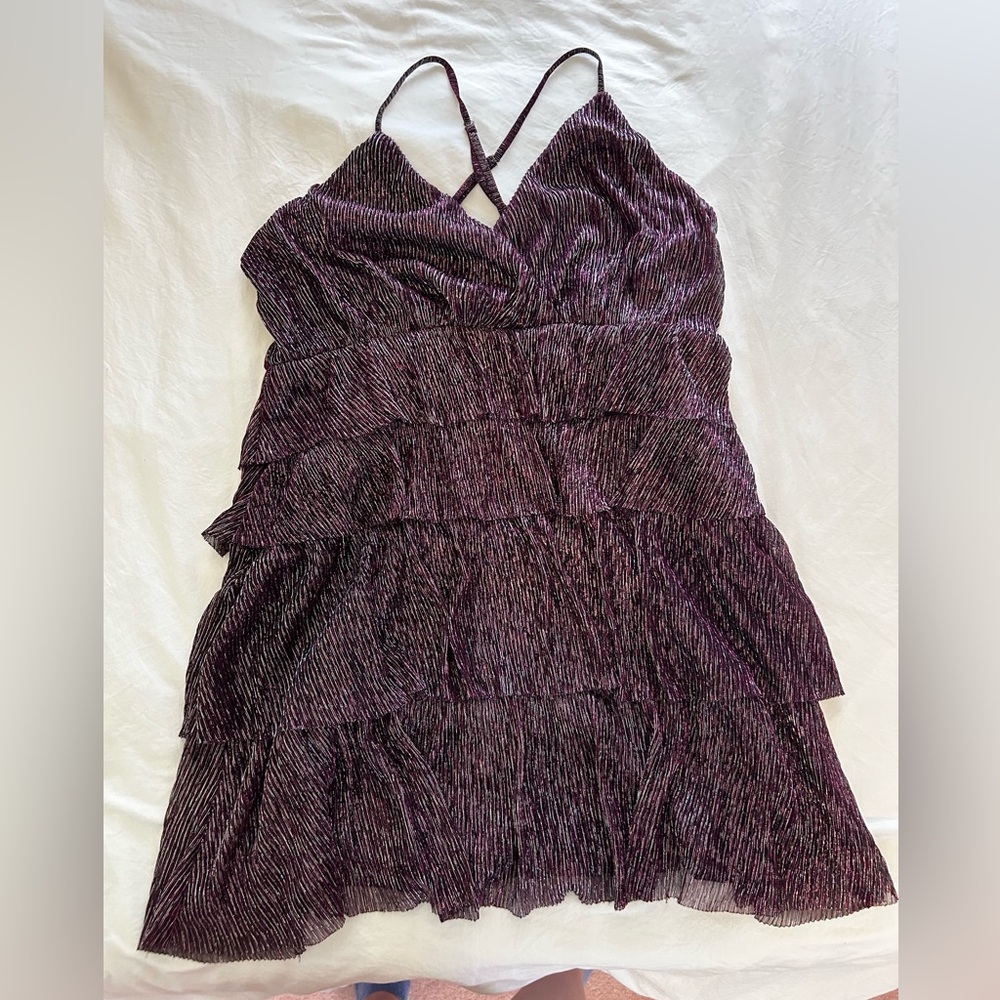 purple dress